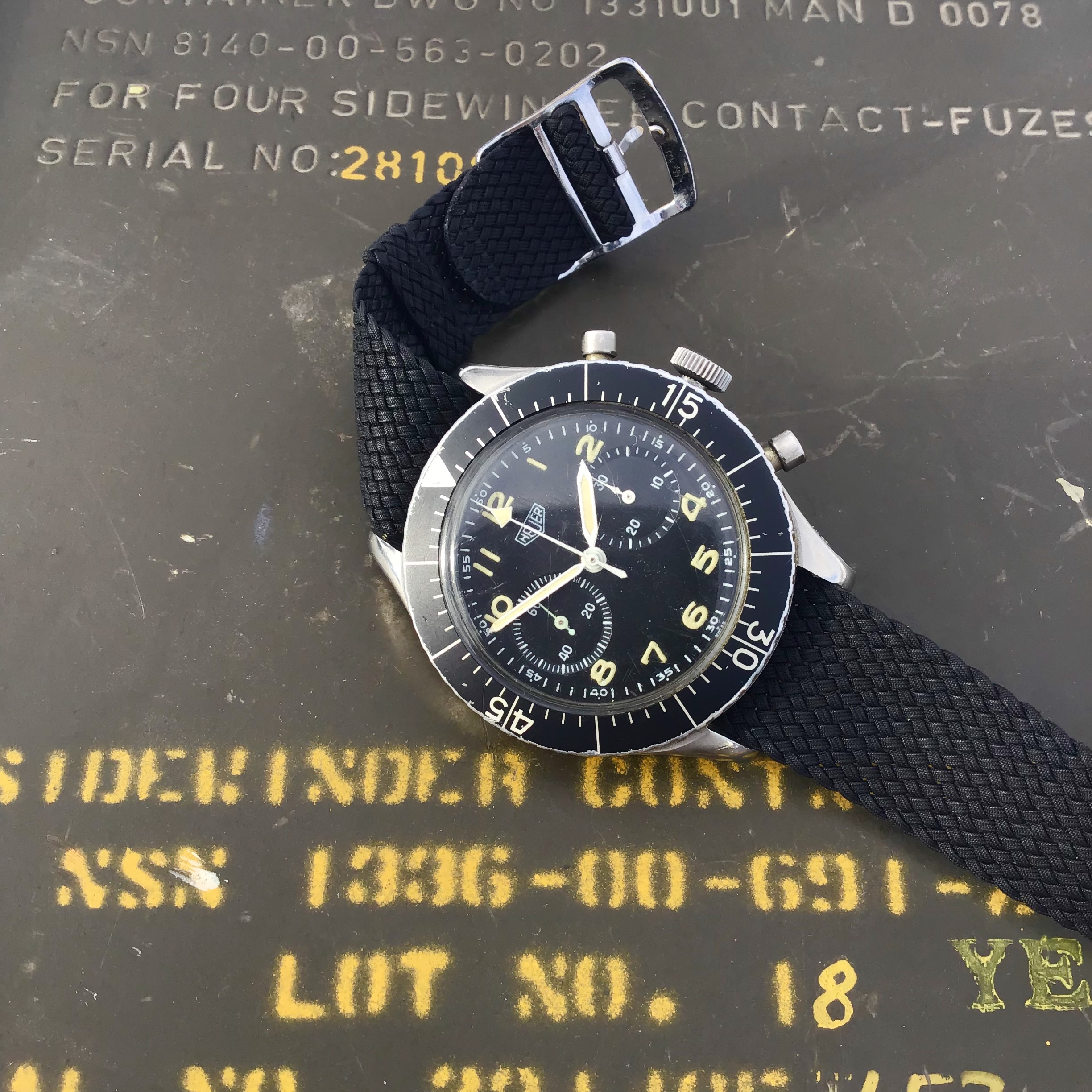 Heuer 1550 Sg Luftforsvaret | Omega Forums