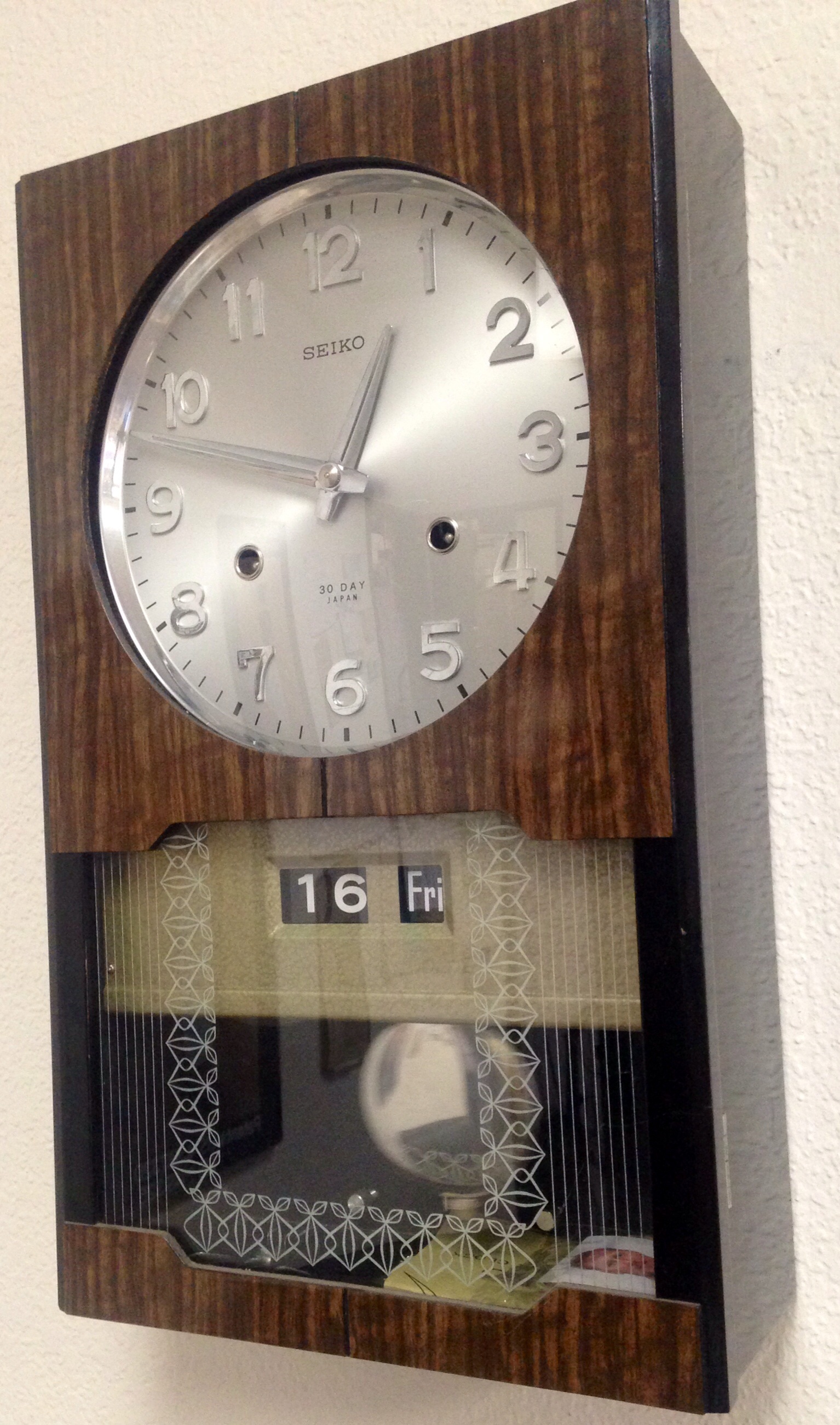 Total 65+ imagen seiko 30 day wall clock Thptnganamst.edu.vn