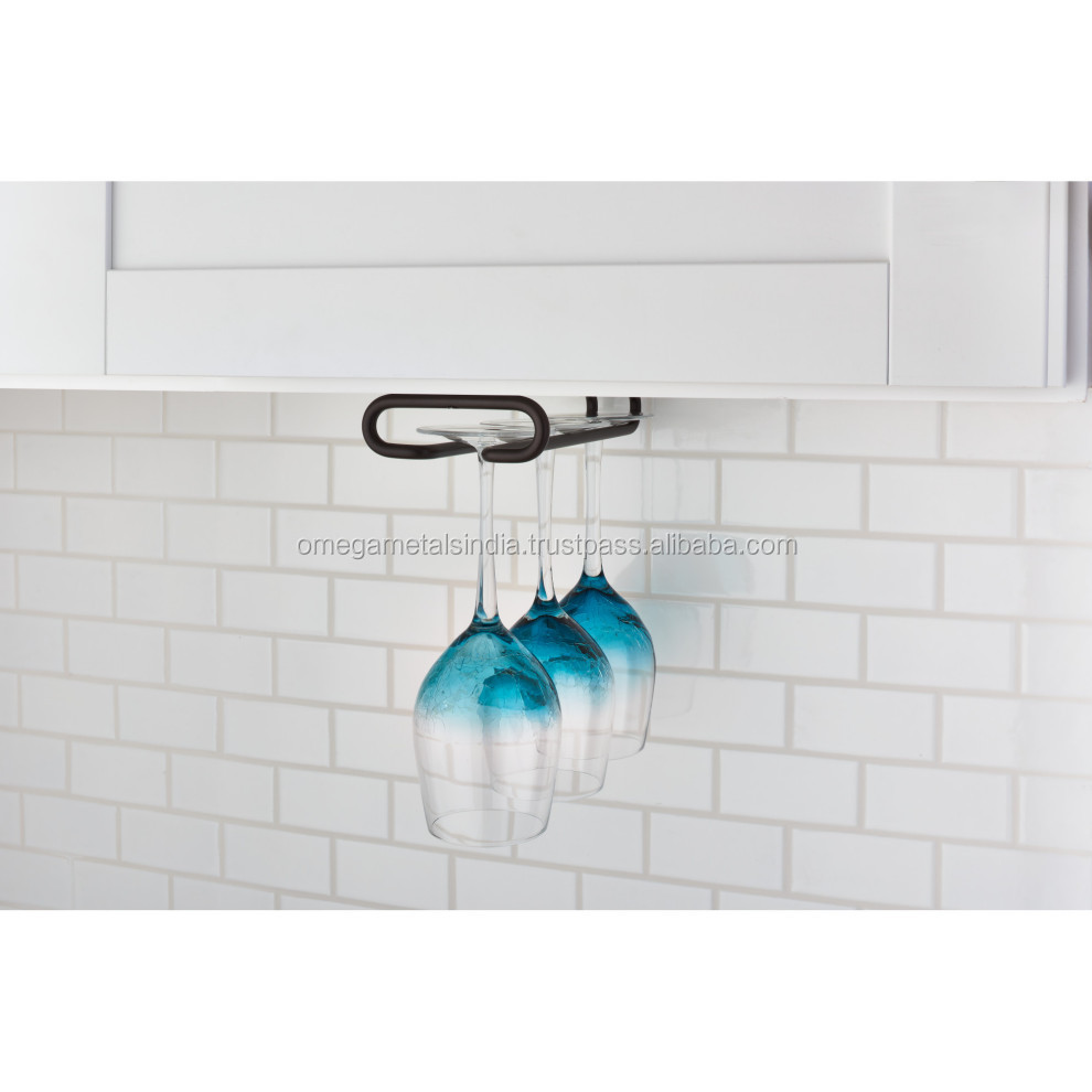 Wall Mounted Wine Glass Rack Omega Metals India