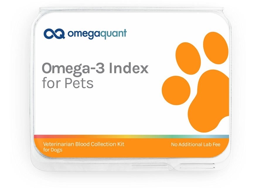 The Omega3 Index Test for Pets measures the amount of EPA and DHA in