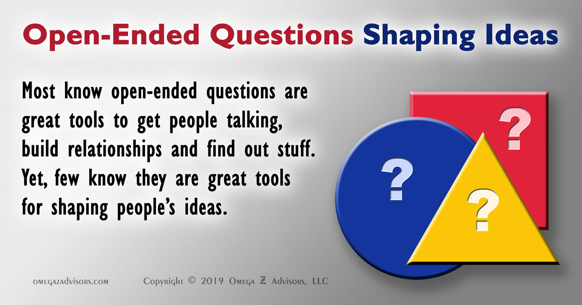 Influencing and Problem Solving for Leaders and Others Examples Shaping