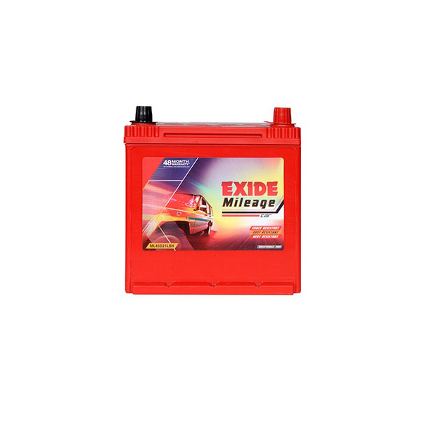 EXIDE MILEAGE ML45D21LBH CAR BATTERY Om Electronics and Batteries Chennai