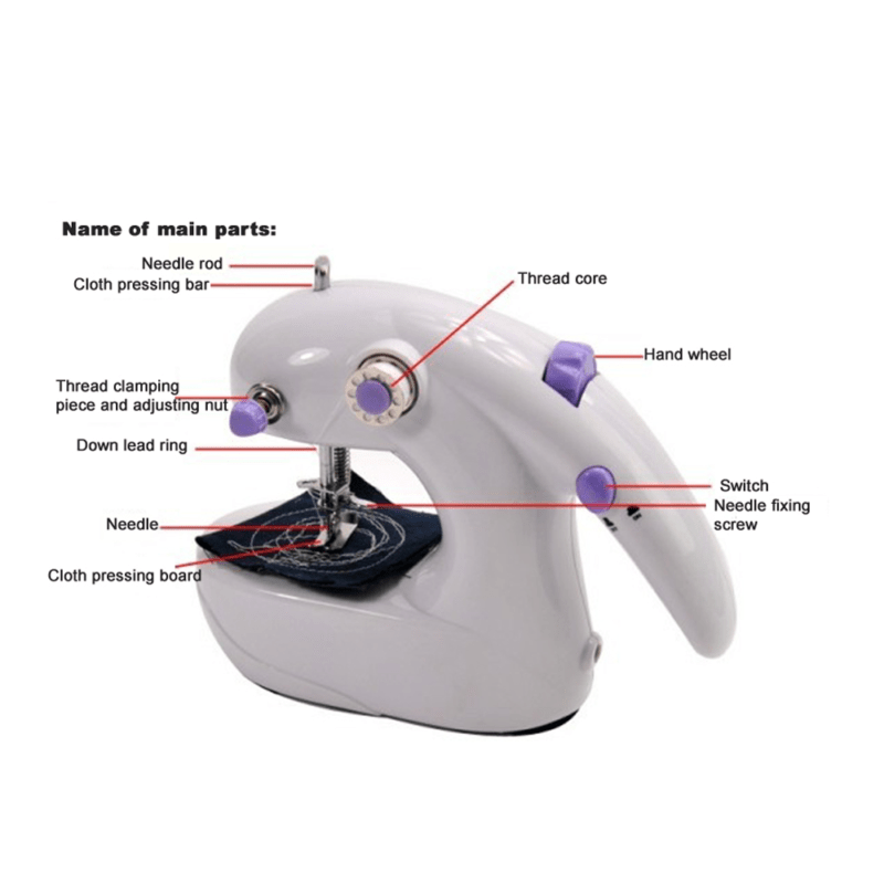 Mini Electric Sewing Machine Batteries Operated