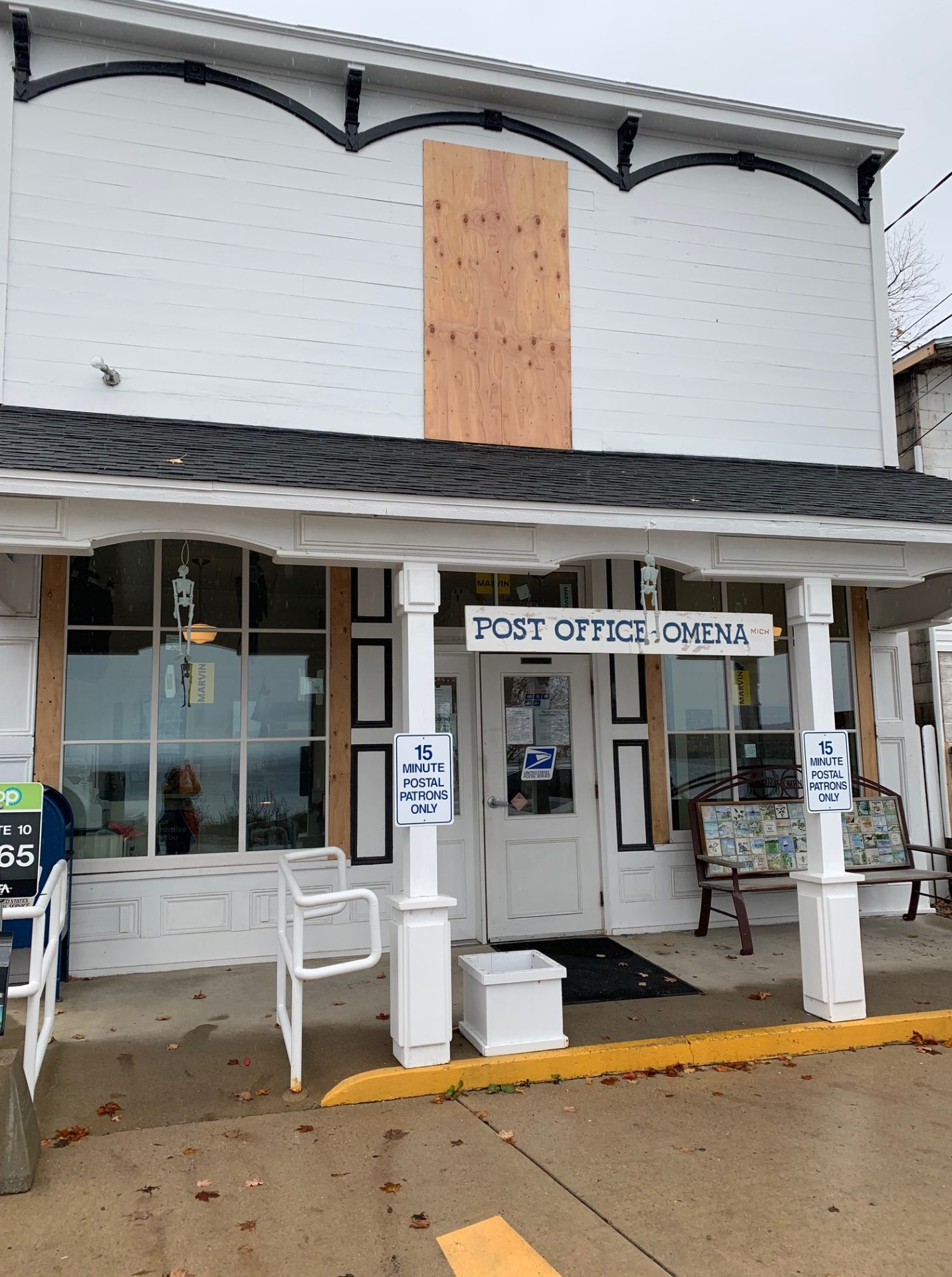 Post Office Window Project Omena Village Preservation Association