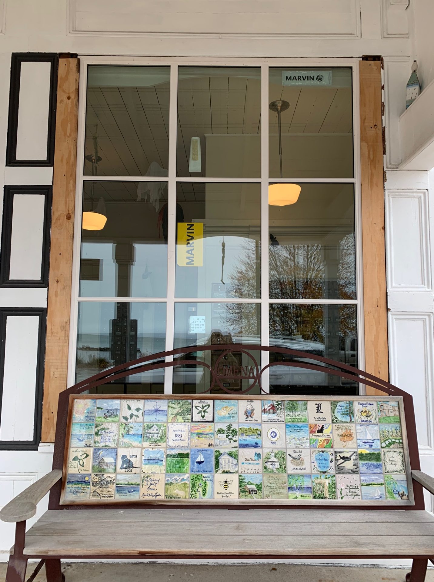 Post Office Window Project Omena Village Preservation Association