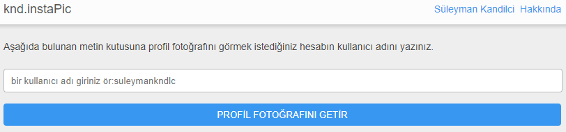 Instagram Profil Resmi Büyütme Ömer Faruk Kandilci