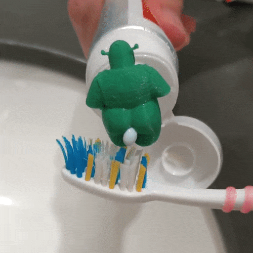 OMG, want to spice up your mornings? This 'SHREK pooping' toothpaste
