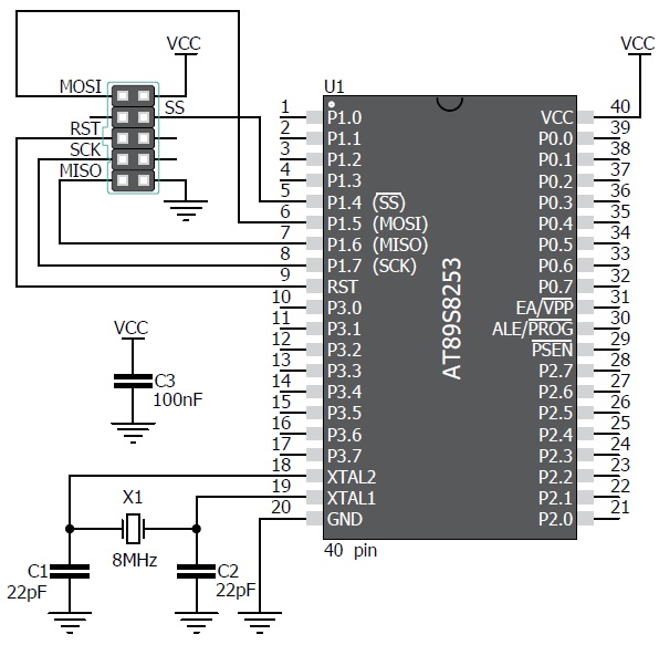 AT89S52 Microcontroller Pinout, Pin Configuration, Features, 55% OFF
