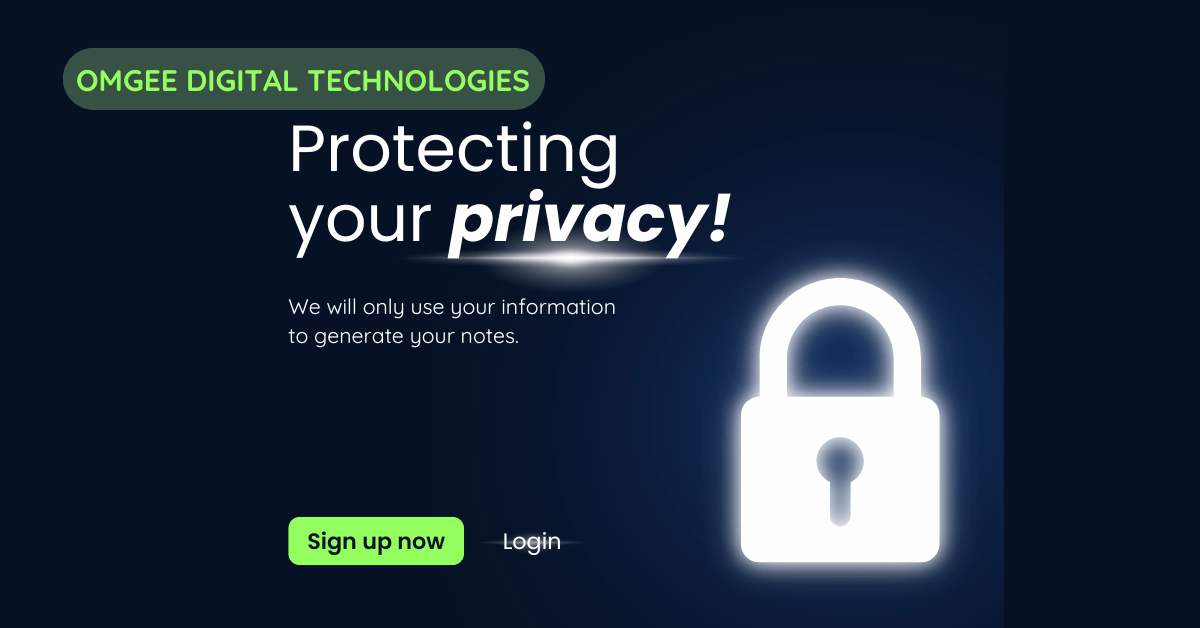Privacy Policy OMGEE DIGITAL TECHNOLOGIES