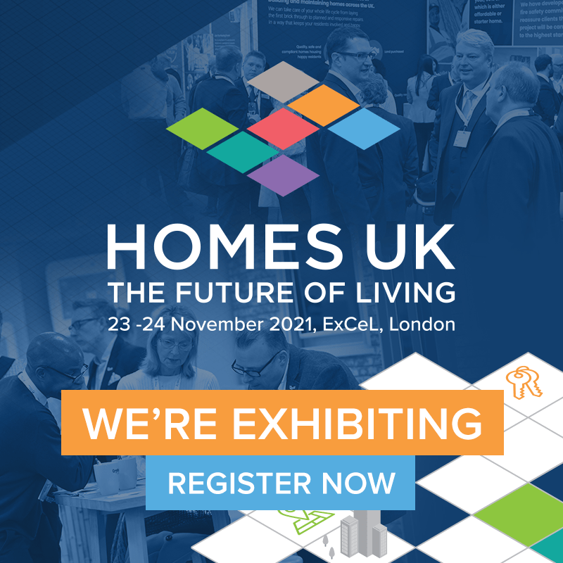 HOMES UK Useful Information Exhibitor banners