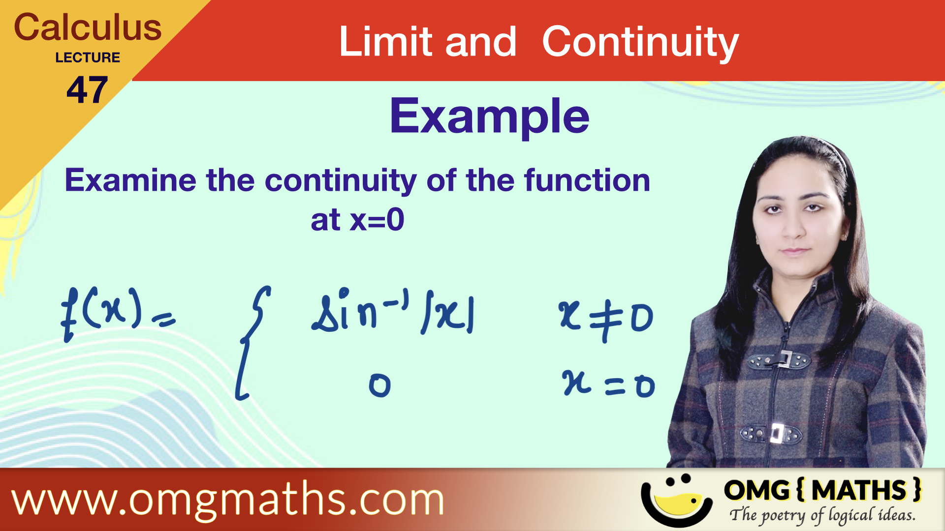 Limit and Continuity OMG { Maths }