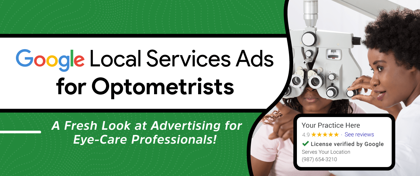 Verified by Google & Local Services Ads for Optometrists
