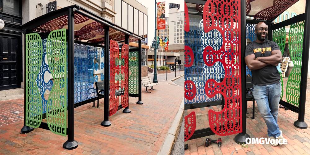 This Ghanaian Designer Just Won "America's Best Bus Stop" Award For His