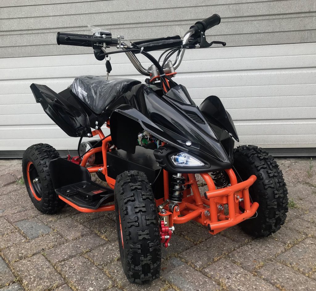 Elektrische Mini quad Xtreme zwart 36v 800watt Omidbikes