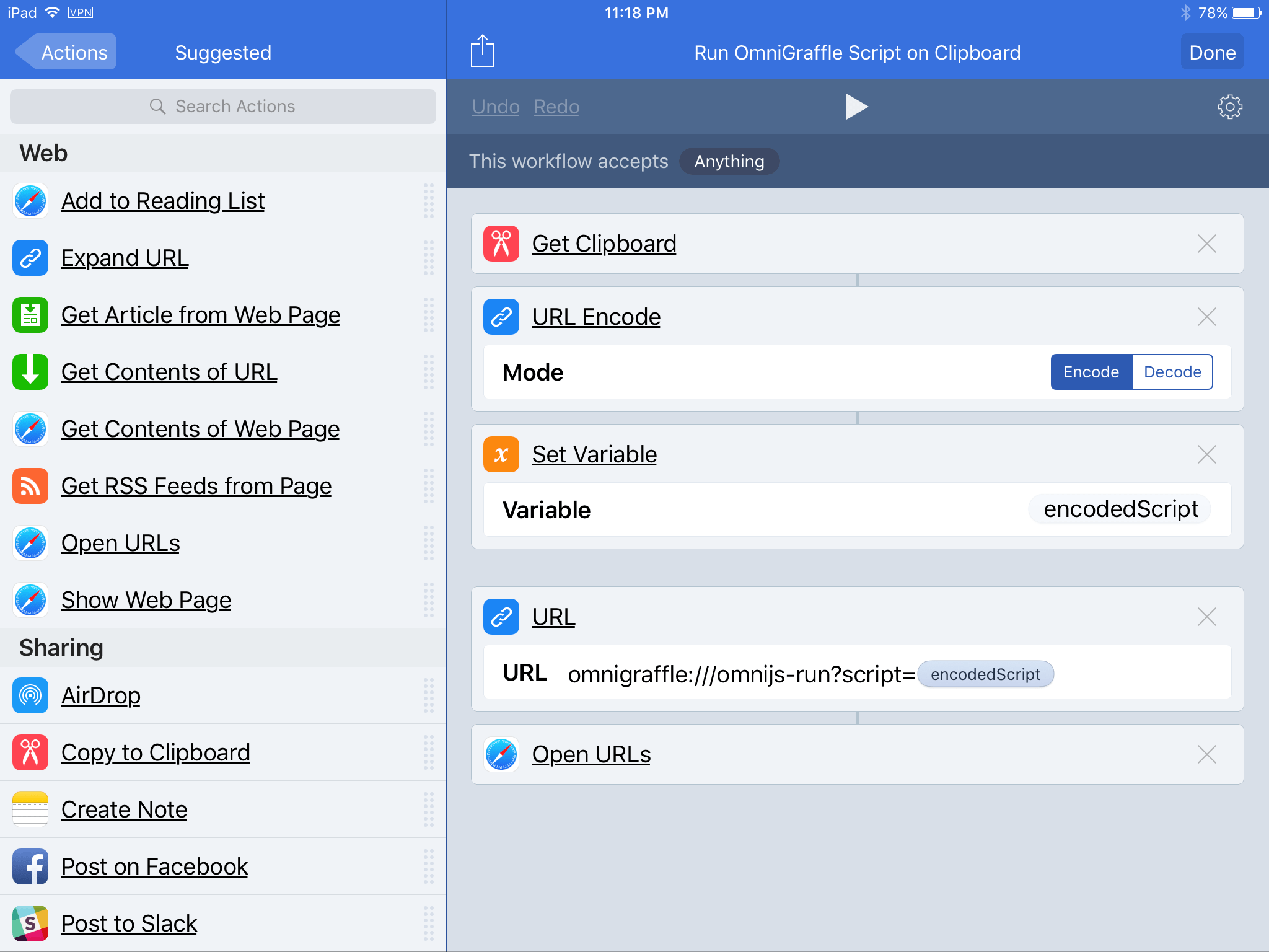 Omni Automation and Workflow App