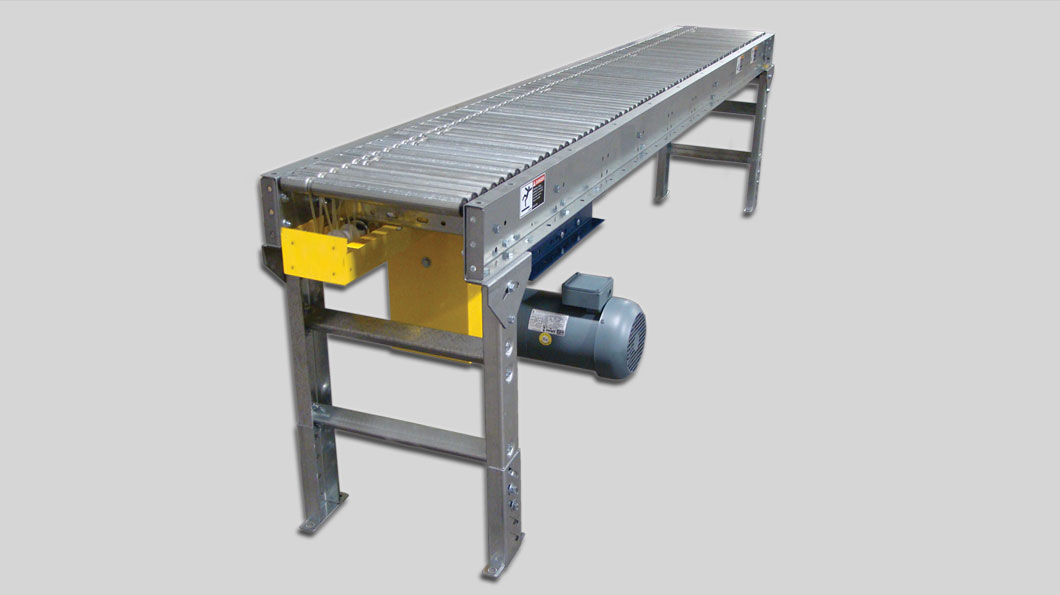 Lineshaft Driven Live Roller Conveyor Omni Metalcraft Corp.