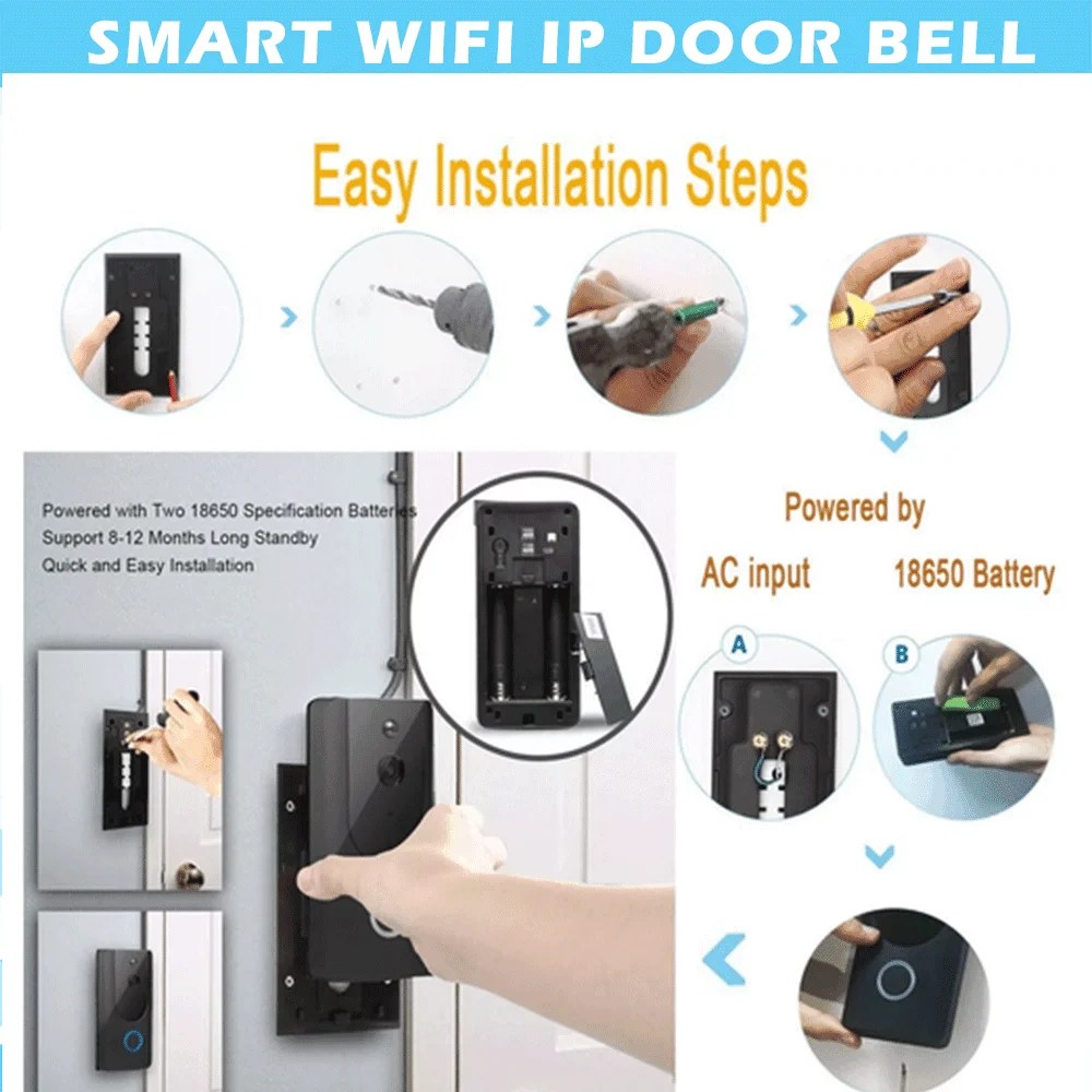 Smart video doorbell with Indoor Chime in Pakistan OMNI Smart Home