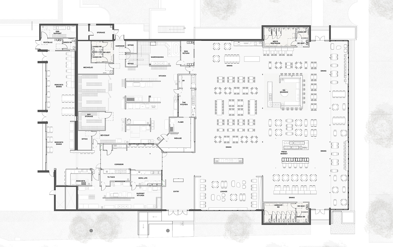 Angelo State University Map Angelo State University Dining Hall OMNIPLAN