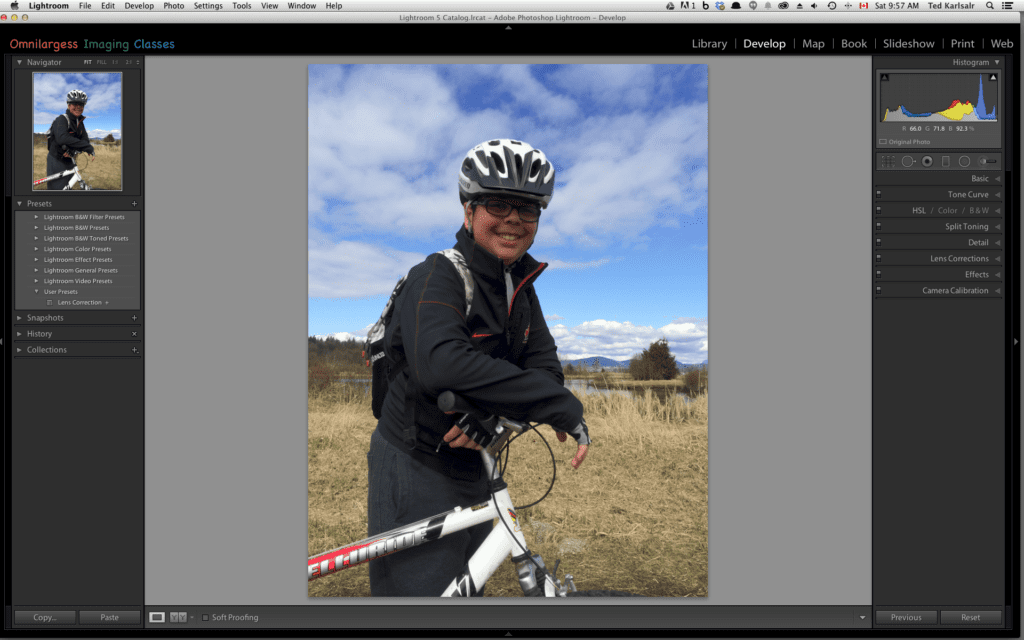 Lightroom Radial Filter