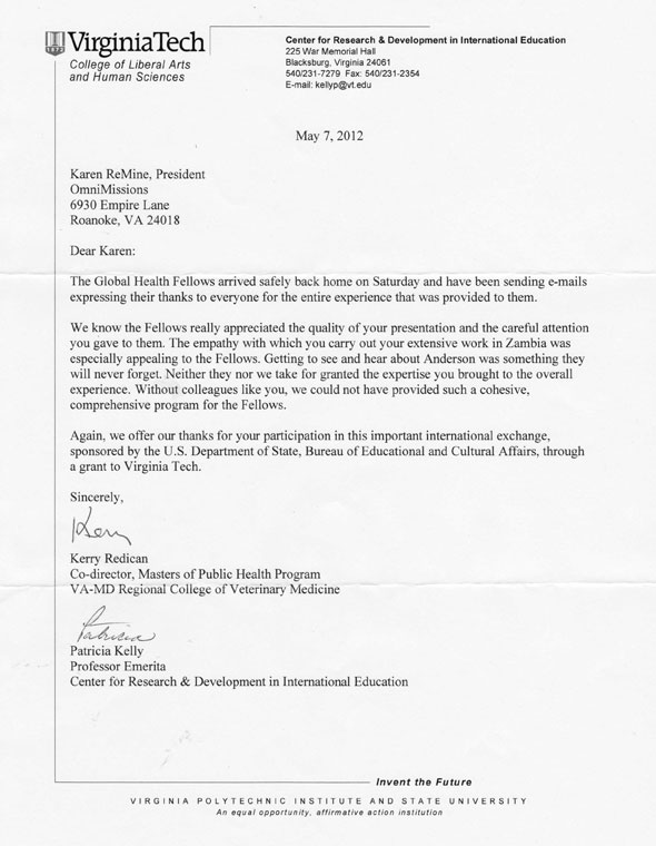 Virginia Tech Fellowship Program OMNI