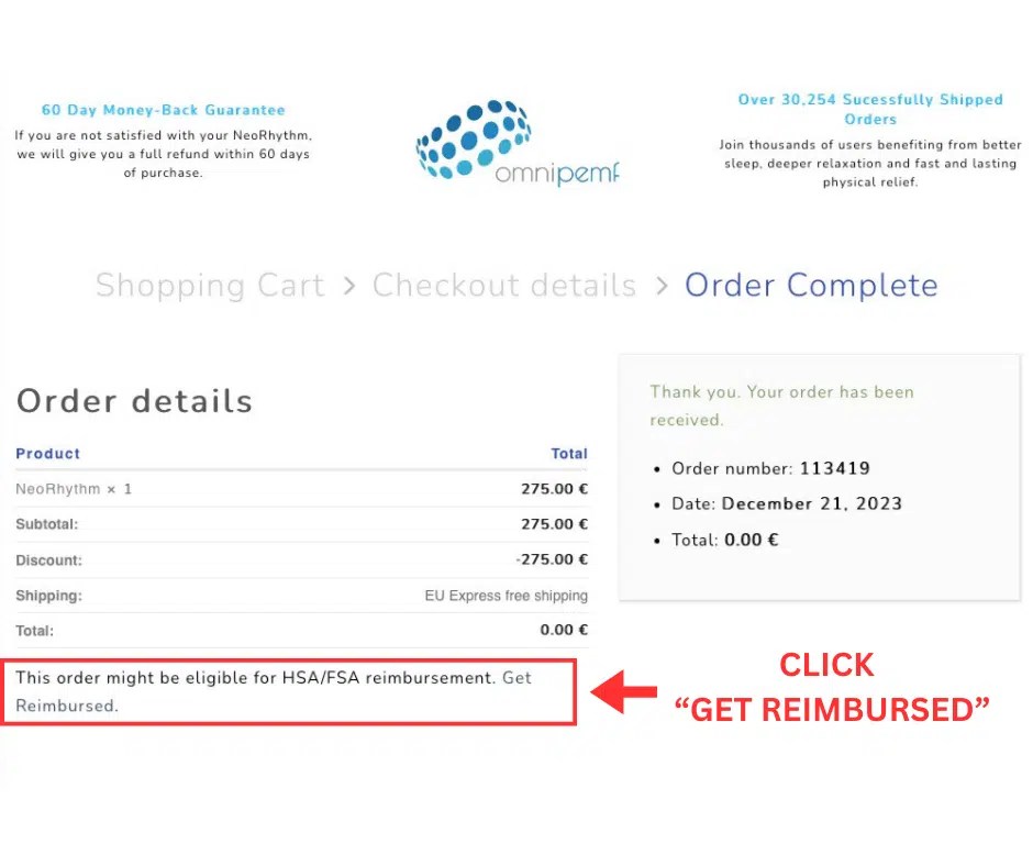 Shop products eligible for HSA/FSA reimbursement Omnipemf