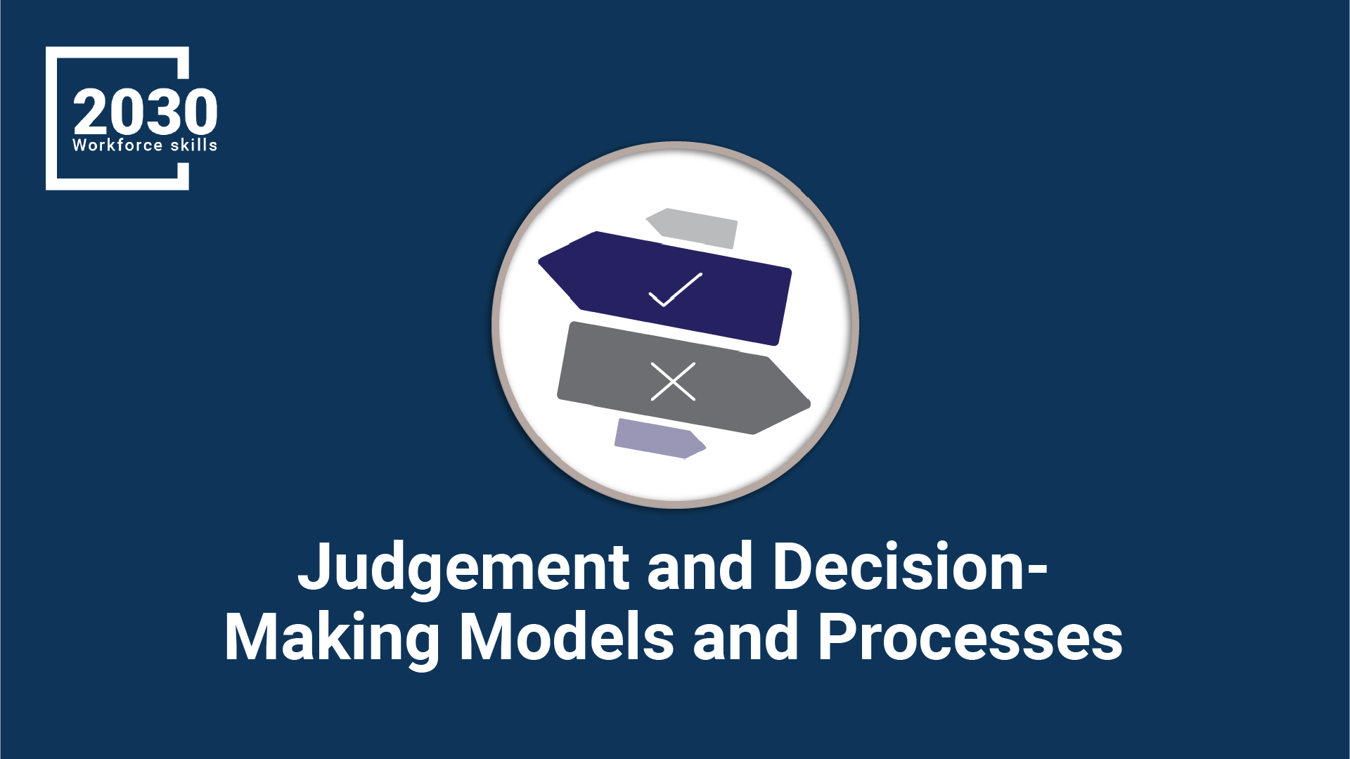 Judgement and DecisionMaking Models and Processes OmniStack