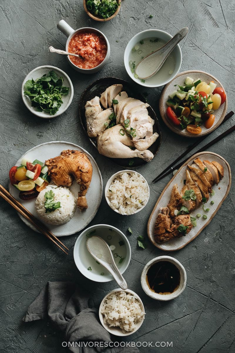 Hainanese Chicken Rice (海南鸡饭) Omnivore's Cookbook