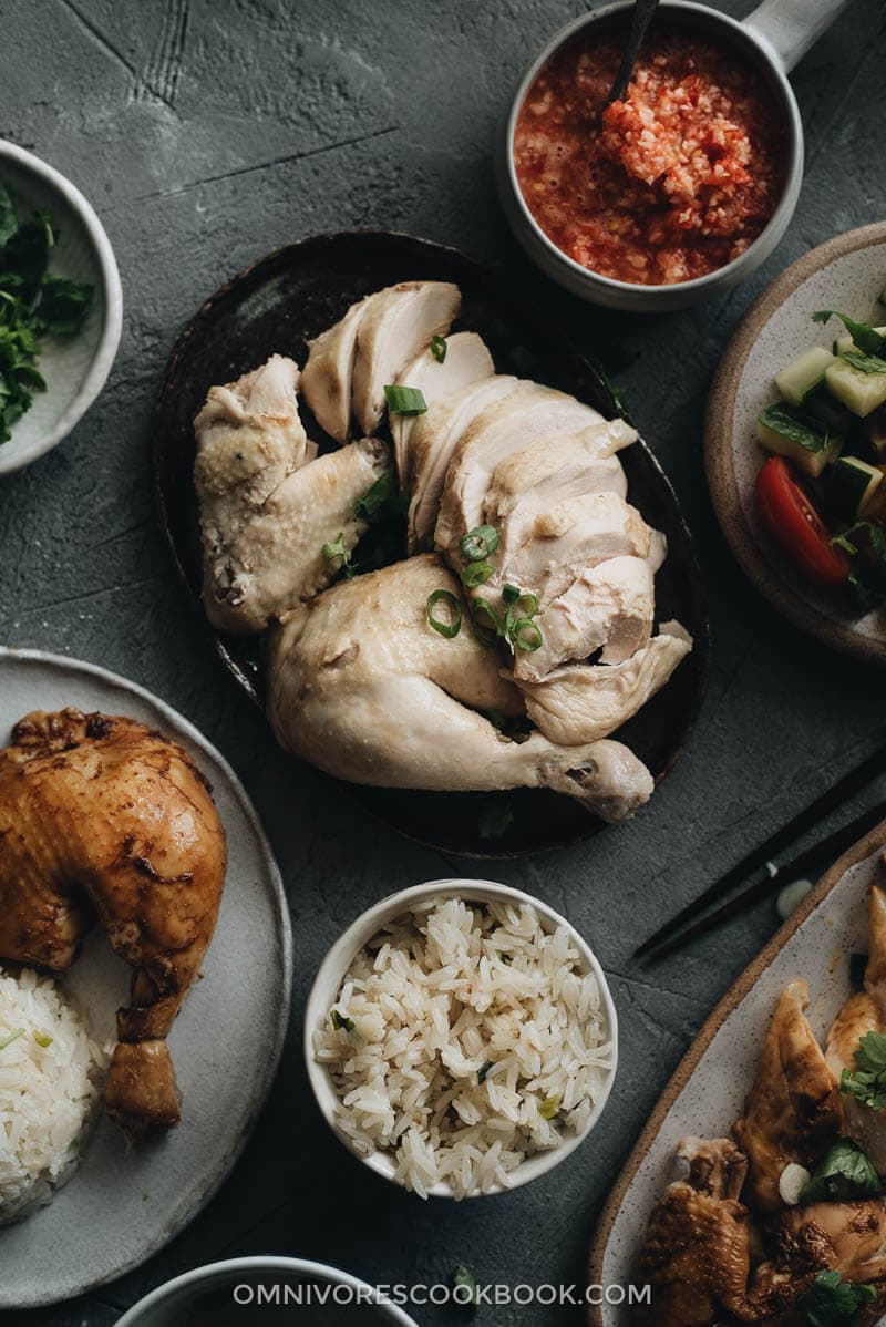 Hainanese Chicken Rice (海南鸡饭) Omnivore's Cookbook