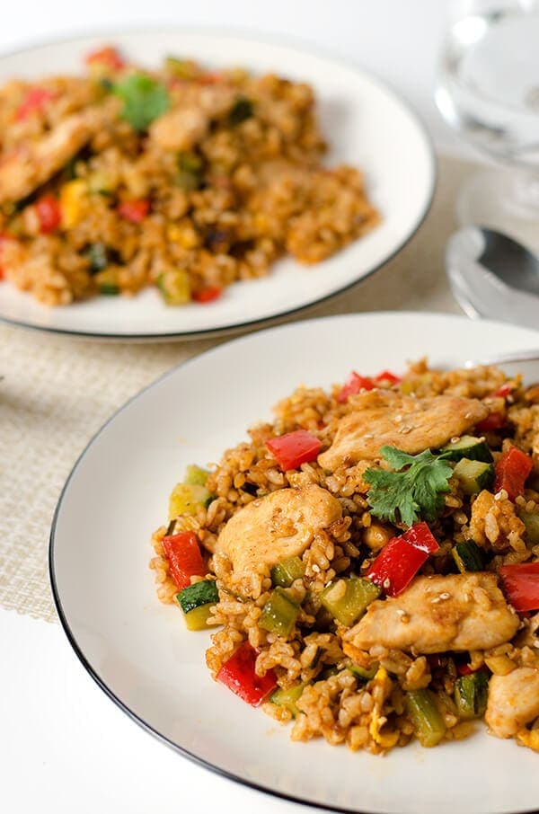 Thai Curry Chicken Fried Rice Omnivore's Cookbook