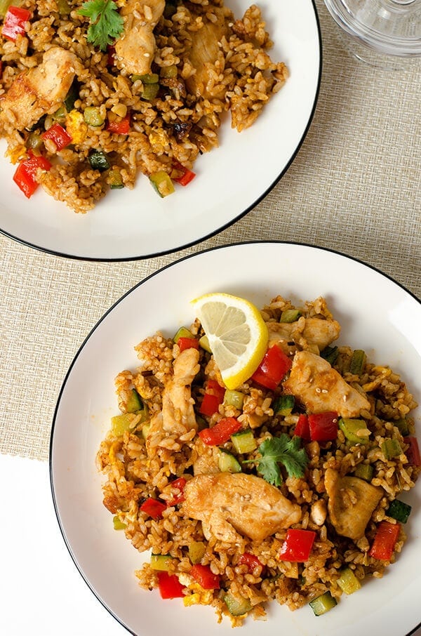 Thai Curry Chicken Fried Rice Omnivore's Cookbook