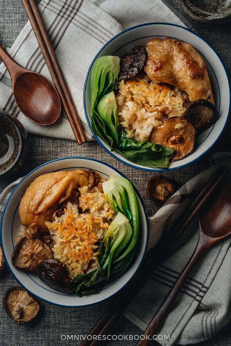 The Best Clay Pot Chicken Rice (鸡肉煲仔饭) Omnivore's Cookbook