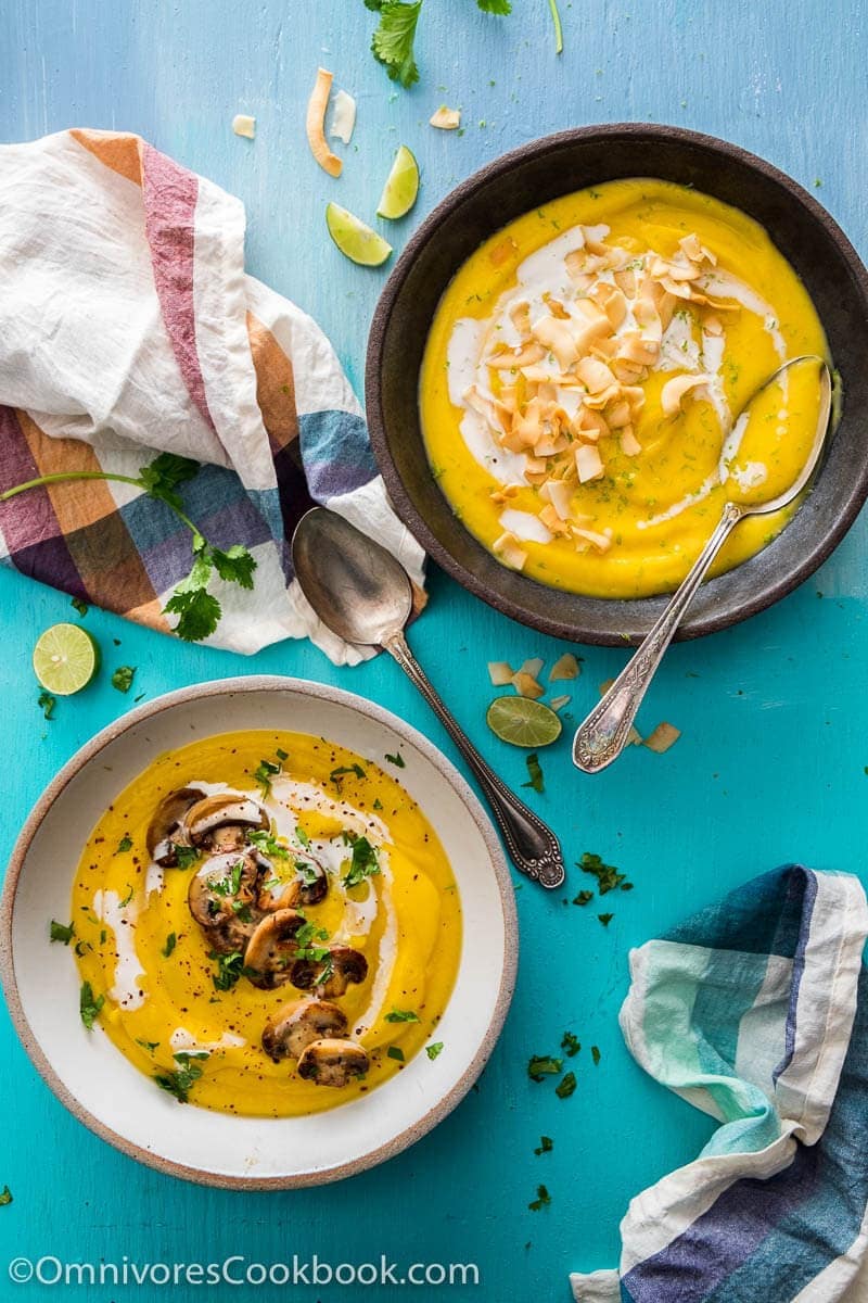 Vegan Butternut Squash Soup Recipe With Coconut Milk