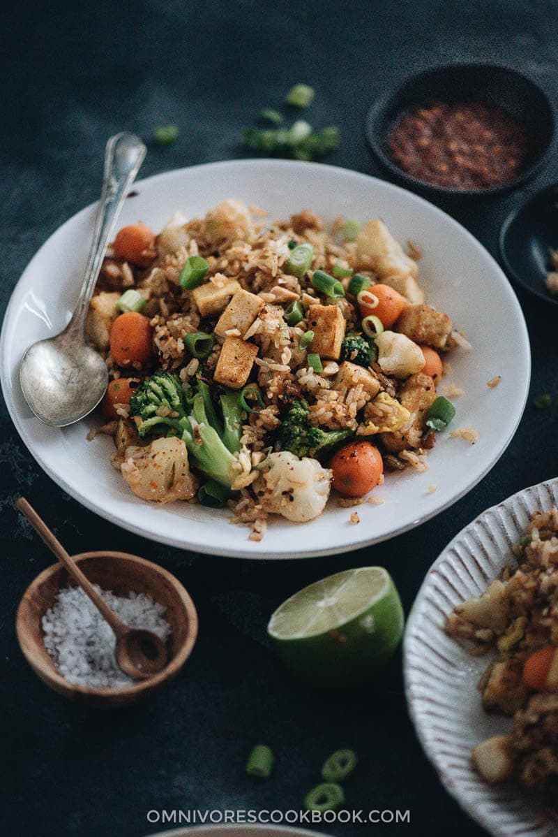 Tofu Fried Rice (豆腐炒饭) Omnivore's Cookbook