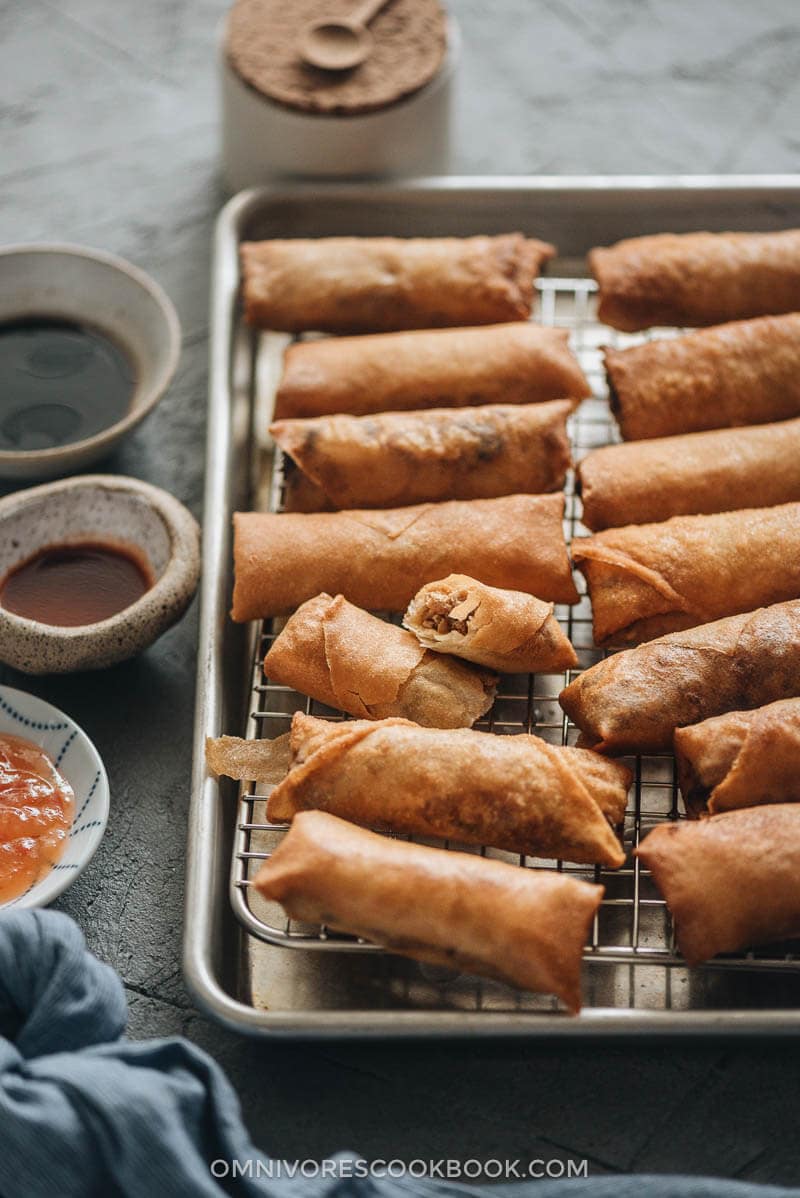 How to Make Chinese Egg Rolls Omnivore's Cookbook