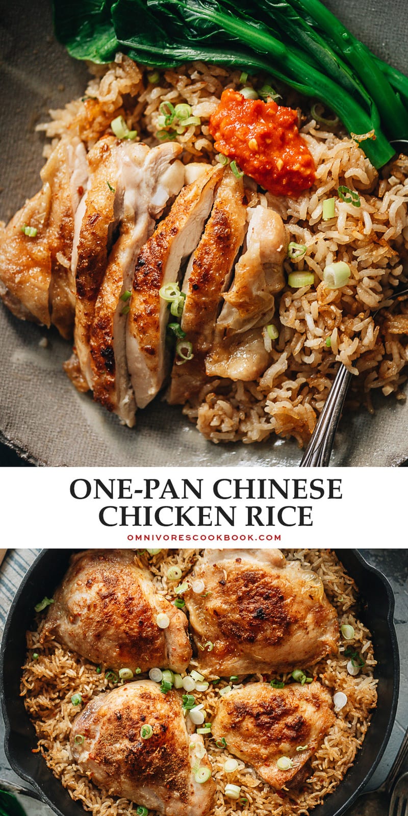 OnePan Chinese Chicken and Rice Omnivore's Cookbook