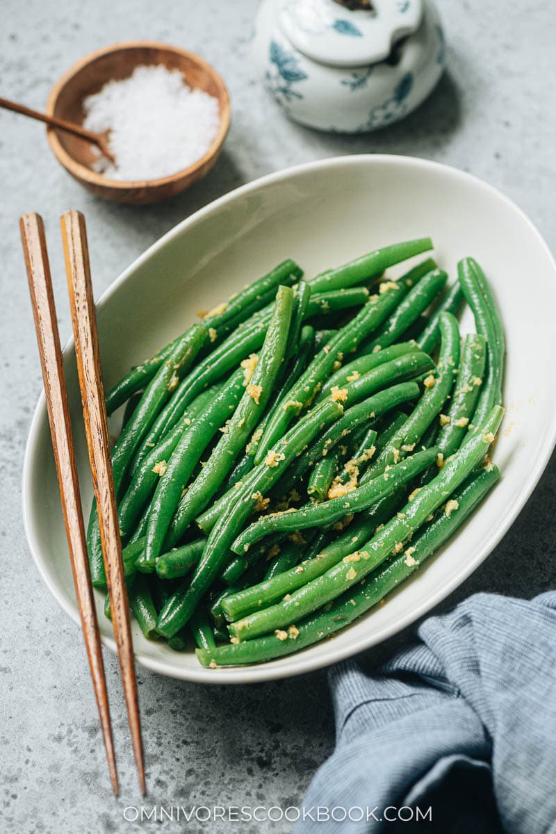 Ginger Green Beans (姜汁豆角) Omnivore's Cookbook