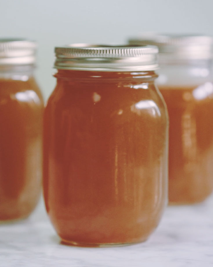 Gut Health Boosting Slow Cooker Beef Bone Broth OmNomAlly