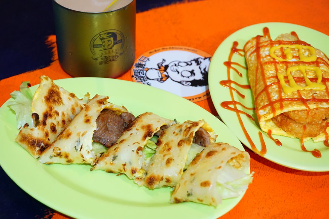 【台北松山早午餐】白暮蛋餅先生 || 中山國中站＂食尚玩家推薦＂酥皮蛋餅