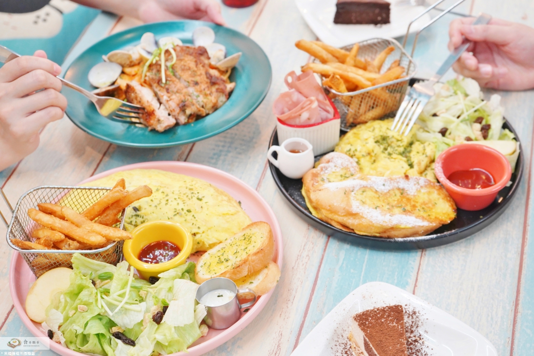 【新北板橋早午餐】愛。布朗曲早午餐 || 捷運亞東醫院站＂紅茶喝到飽＂CP值海陸義大利麵