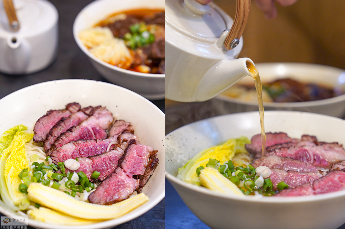 【新北板橋美食】吾時•食 5 10 10 牛肉麵 || 捷運板橋站＂耗時30天熟成限量預約翼板牛排麵＂老屋文青牛肉麵