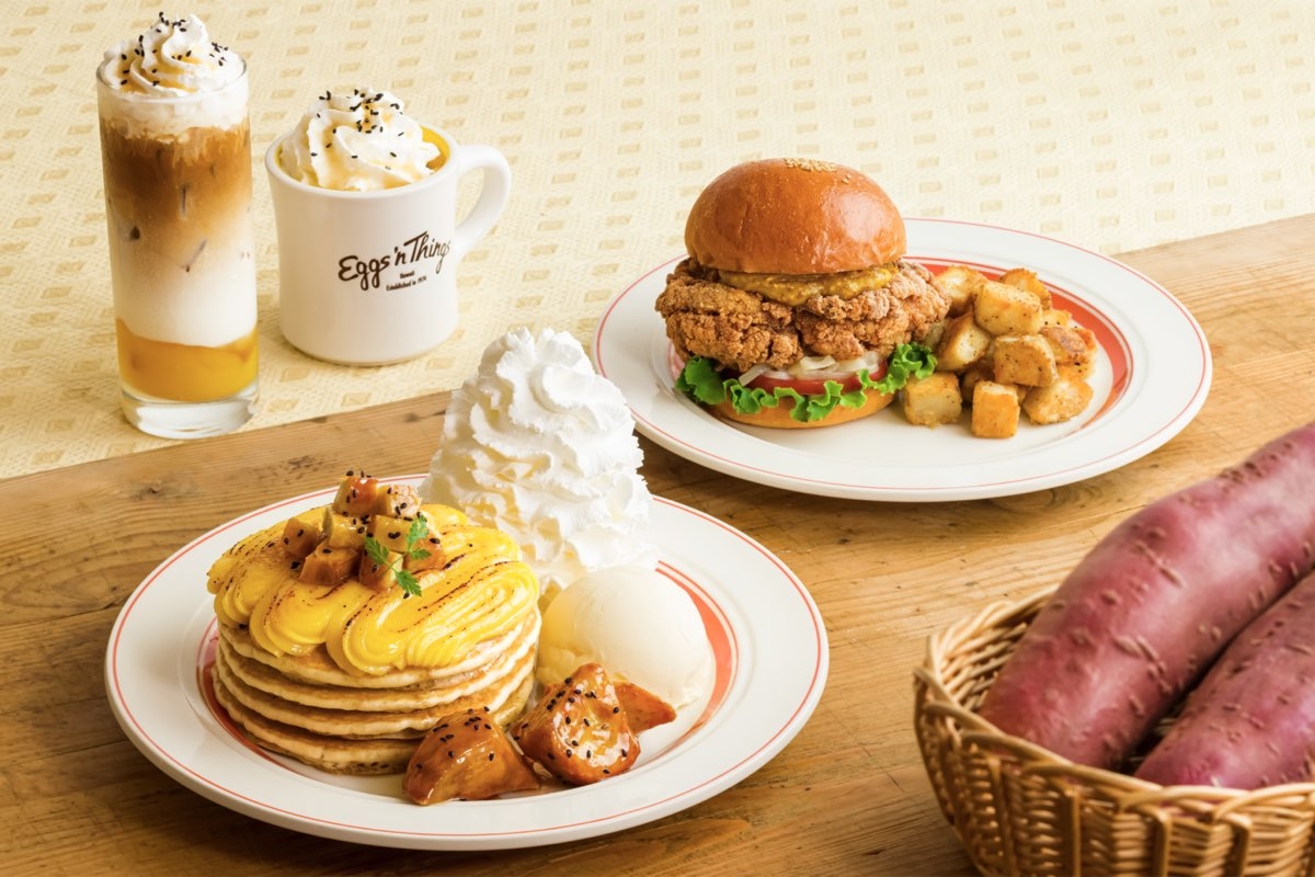 Eggs ’n Thingsに期間限定メニューが登場！スイートポテトを使った絶品パンケーキに注目 素敵な朝食を最高の空間で｜表参道＆原宿の