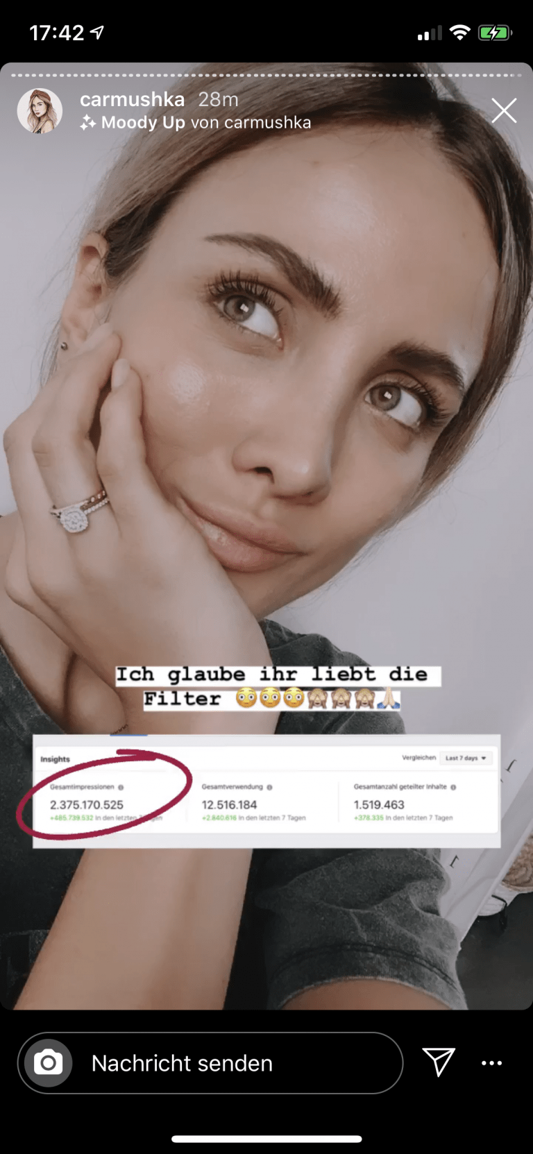 Wie eine deutsche Influencerin 3 Mrd. Views auf ihre InstagramFilter