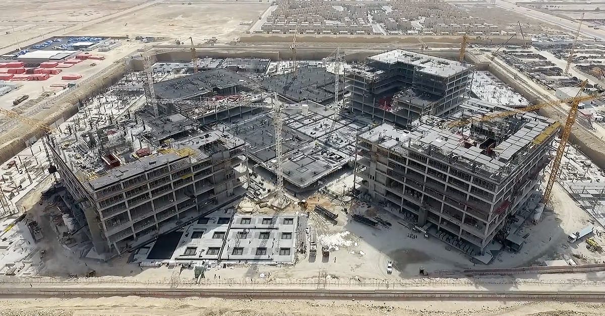 Construction update Saudi Electricity Company headquarters complex