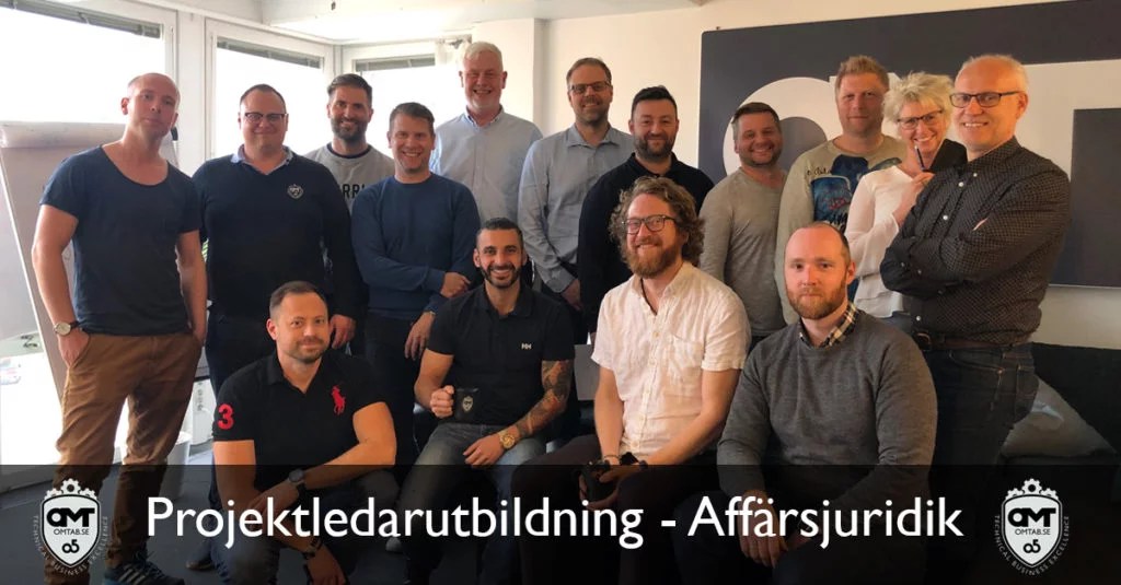Utbildning inom affärsjuridik på OMT OMT AB Projektledning och teknik