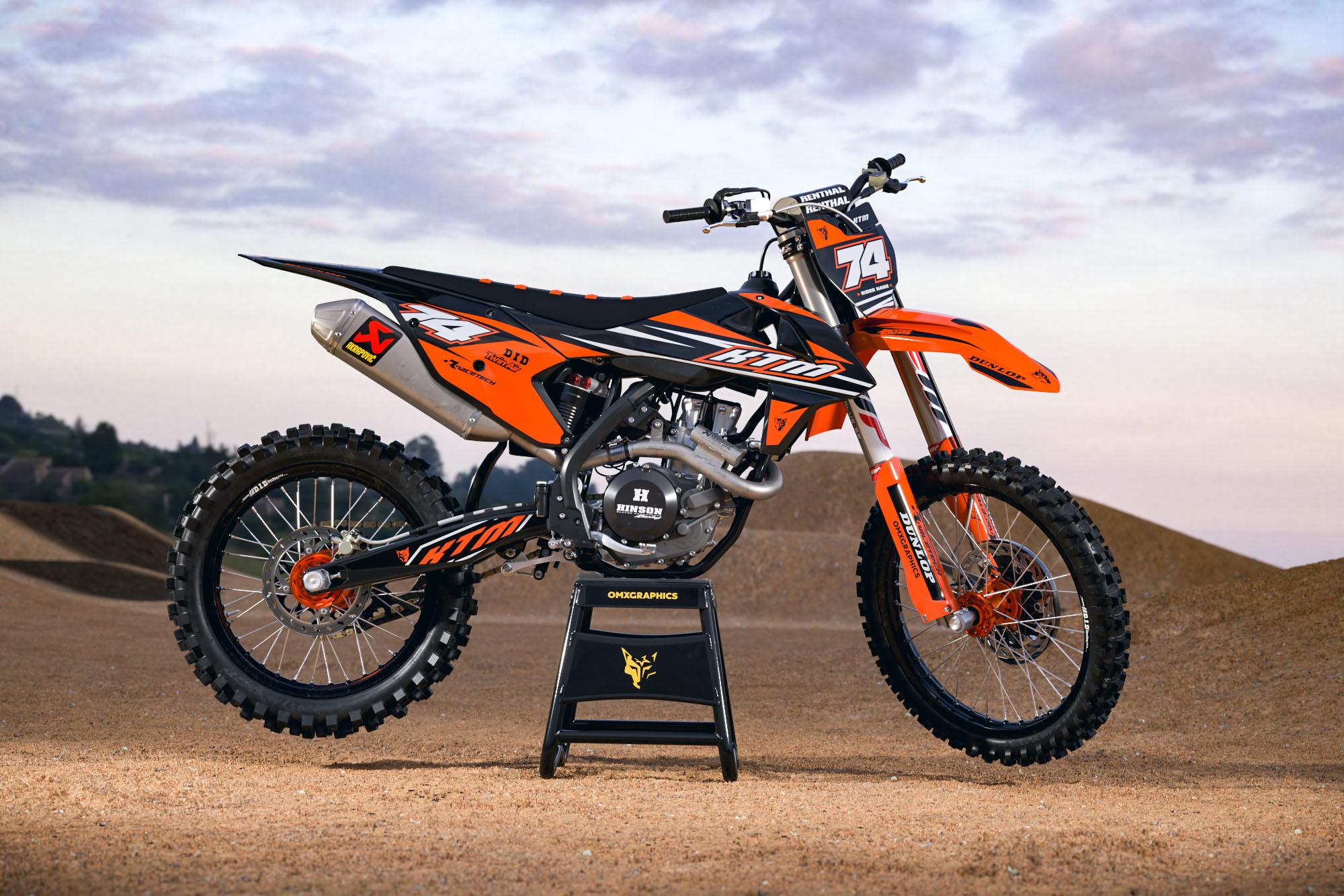 KTM Graphics Kit 'RAGE' OMXGraphics 21MIL Thick