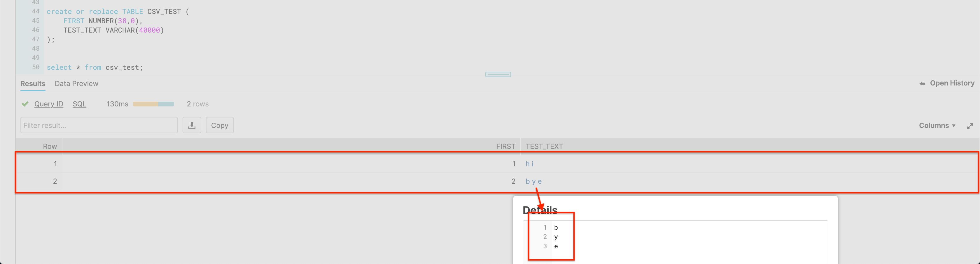 Snowflake CSV COPY Into Examples