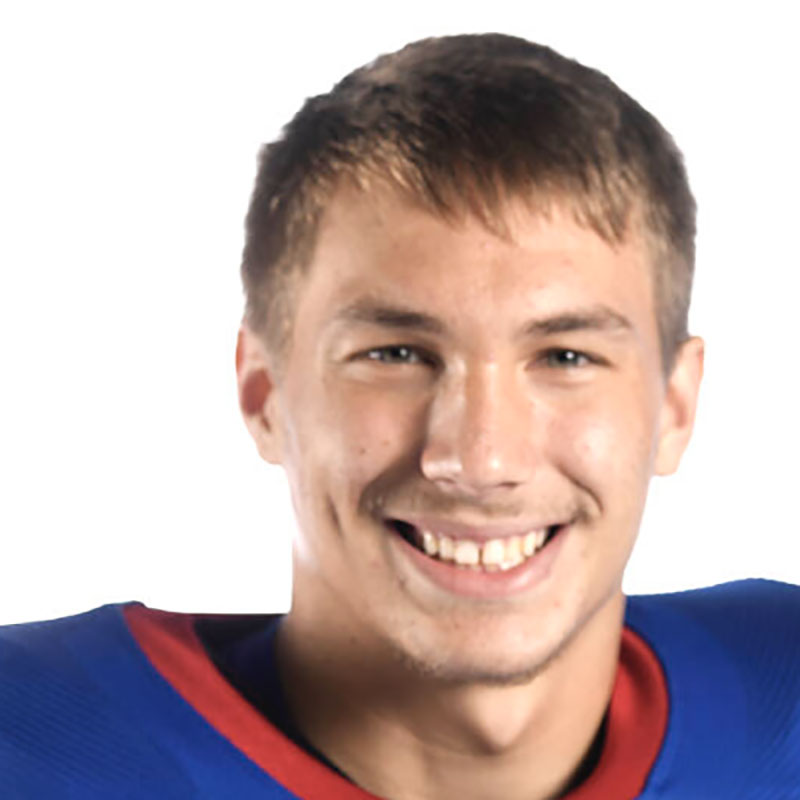 Luke Grimm Kansas Jayhawks Wide Receiver