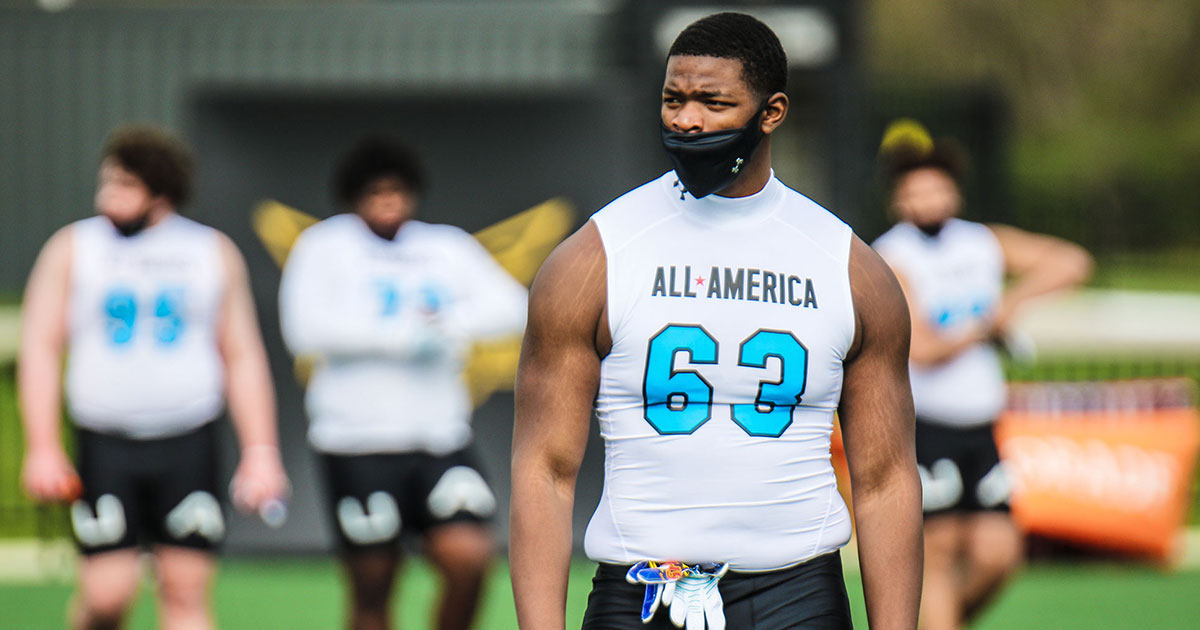 Top50 offensive tackle Samson Okunlola offered by Alabama On3