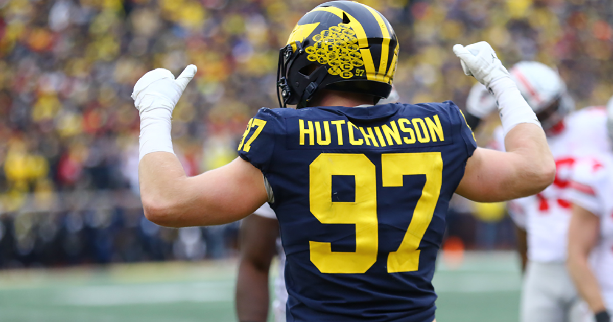 Michigan football Aidan Hutchinson tabbed as firstteam AllAmerican