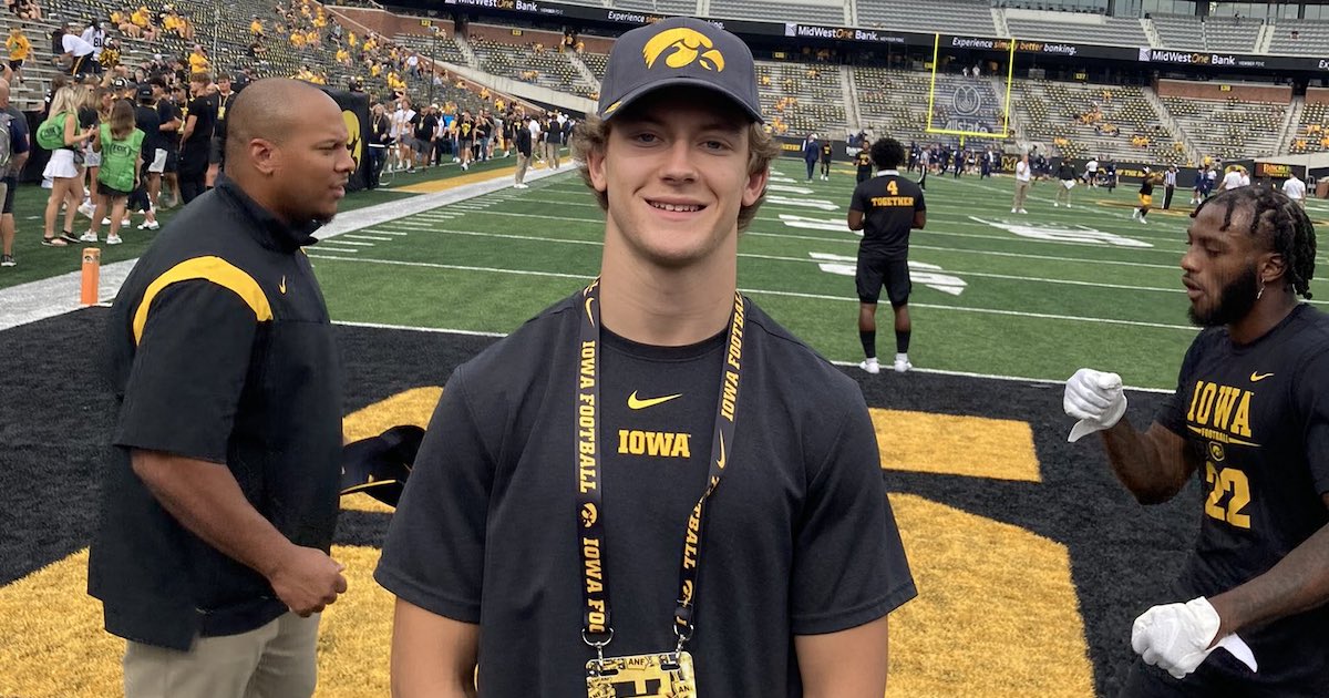 2023 athlete Zach Lutmer commits to instate Iowa On3